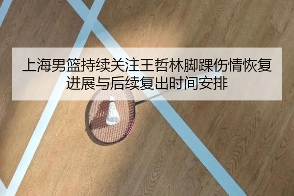上海男篮持续关注王哲林脚踝伤情恢复进展与后续复出时间安排